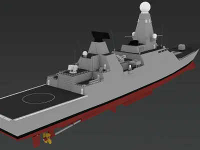 Dong-Dongo Destroyer 3D model