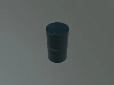 Oil barrel  Free low-poly 3D model get