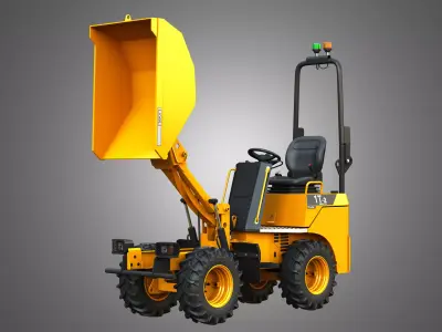 1T-2 Electric High Tip Dumper 3D model