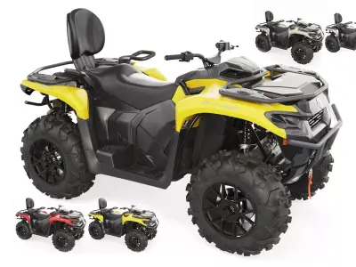ATV BRP can-am OUTLANDER 700 XT 3D model