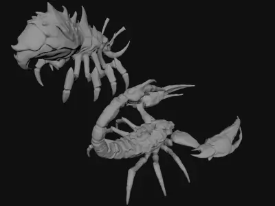 Creatures Scorpion 3D model