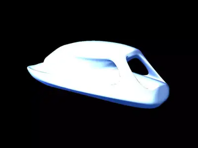 yatch sketch Free 3D model