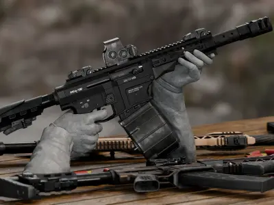 Derya MK-12 Low-poly 3D model