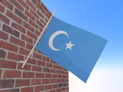 Kokbayraq flag 3D model