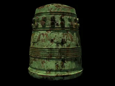 Japanese Chinese bell 3D model