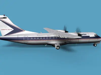 ATR  ATR-42-500 Everette Charter 3D model