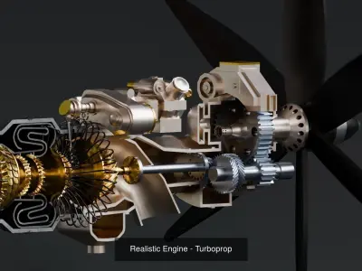 Realistic Engine and Machine - Bundle Edition 3D Model Pack