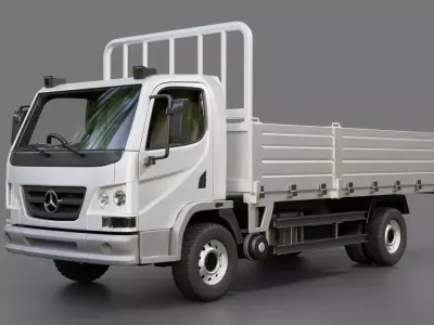 Mercedes Benz Accelo Flatbed  3D model