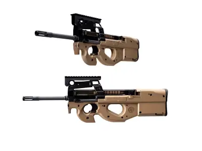 FN P90 rifle  3D model
