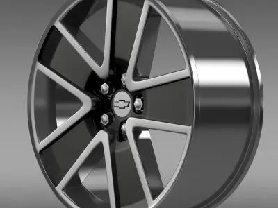 Chevrolet Camaro Convertible 2007 rim 3D model