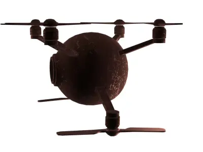 Watchbot Low-poly 3D model