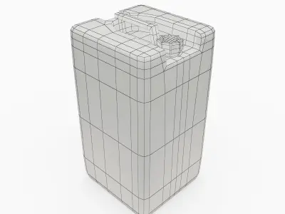 Plastic Gallon Low-poly 3D model