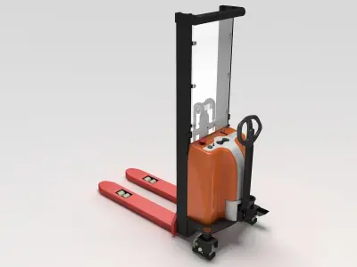 Electric Pallet Stacker 3D model