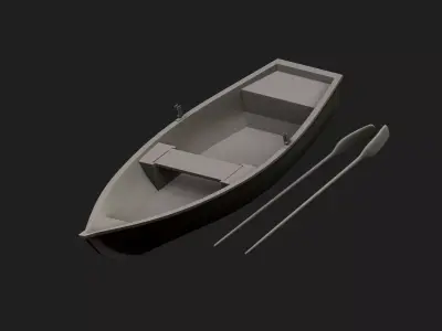 boat model 3D print model
