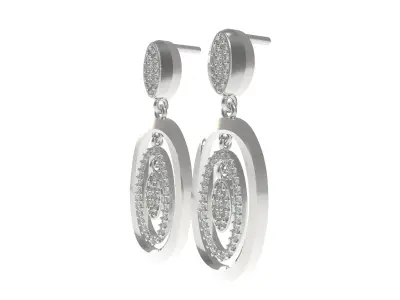 Diamond Pendant Set 44 3D print model