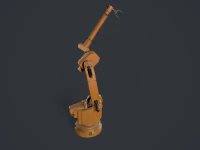 Factory robotic machine  3D model