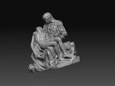 Michelangelo Pieta 3D model 3D print model