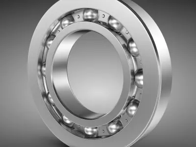 Ball Bearing Low-poly 3D model purchase