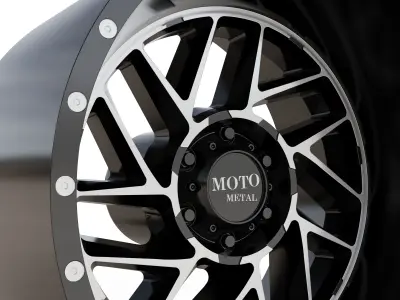 MOTO METAL BREAKOUT WHEEL 3D MODEL 3D model