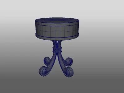 Table Lamp Antique 3D model
