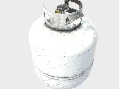 Propane Tank Low-poly 3D model shop