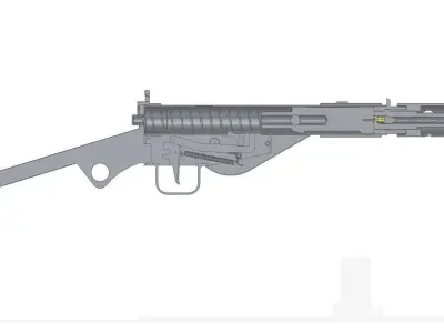 STEN MkII 3D model