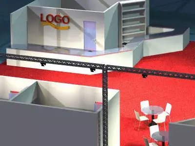 Fair stand 3D model