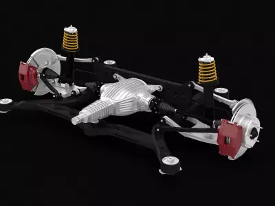 Rear Independent Suspension 3D model