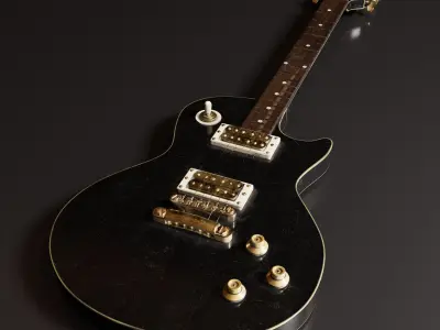 Guitar 3D model shop