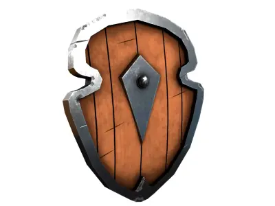 Shield 01 1192 1160 Free low-poly 3D model