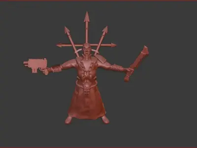Sunrise of Battle Cultists 3D model