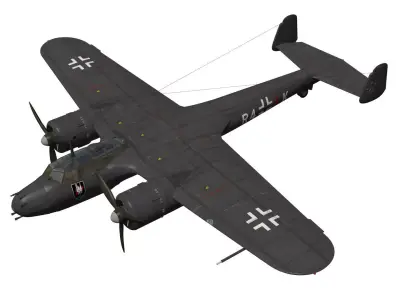 Dornier Do17 Z-10 3D model