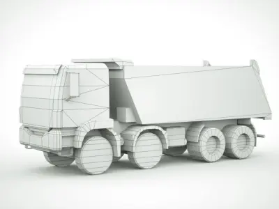 MAN TGS 41 440 lowpoly Low-poly 3D model