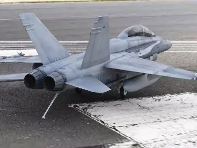 McDonnell Douglas FA-18D Hornet Tandem Seat 3D model