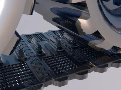 Tank wheel 3D model