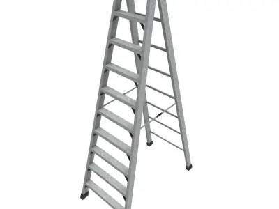 Step Ladder Low-poly 3D model buy