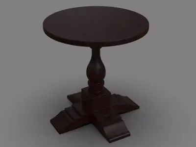 Round Table 3D model 3