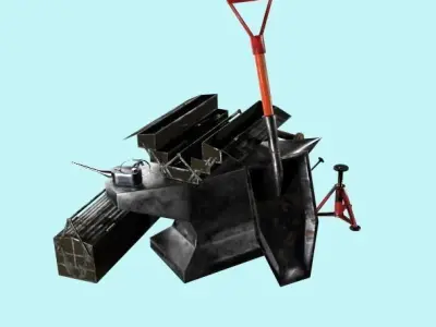 tools Free low-poly 3D model