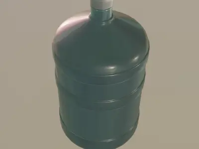 Water bottle 3D model