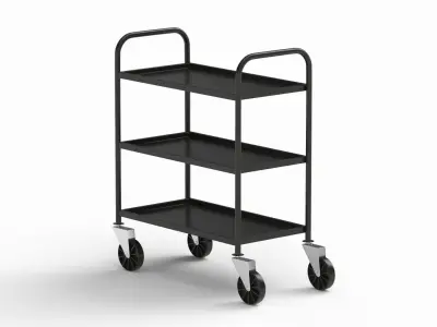Service Trolley 3D model buy