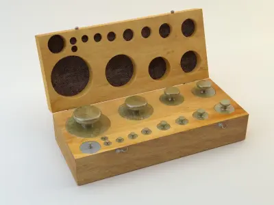 vintage scale box 3D model