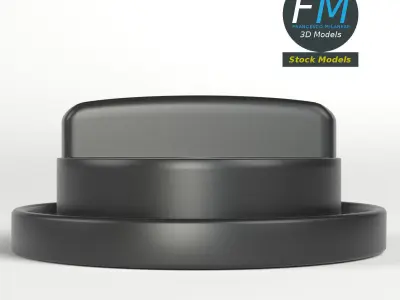 Knob with support 3D model