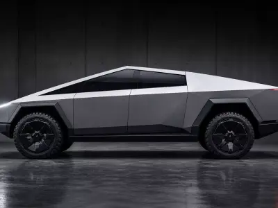 Futuristic Electric Pickup car 3D Printable STL Model Cyber SUV 3D print model
