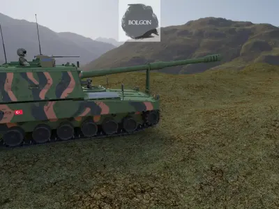 FIRTINA OBUSU Turkish Army 3D model