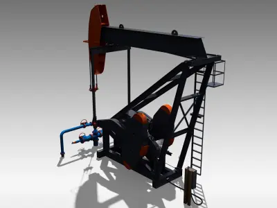 Mark II Pumpjack 3D model