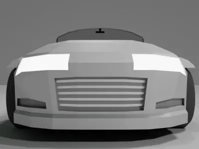 Sports Car Free low-poly 3D model purchase