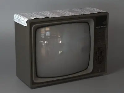 Old TV 3D model