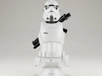 Starwars bust statue pack 1 Free 3D print model