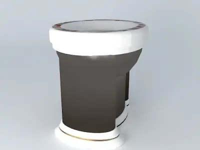 Victorian Toilet washdown crapper Style  Free 3D model