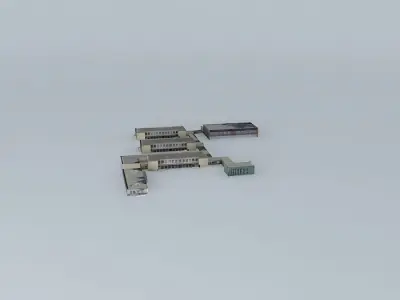 Elementary School of Dana and Emil Zatopek Trinec Free 3D model